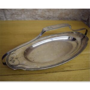 Antique Silverplated Grosvenor Oneida Community Plate 11951 Platter w/ Handle